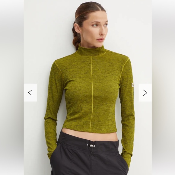 Columbia Tops - Columbia Heritage Green Turtleneck Top